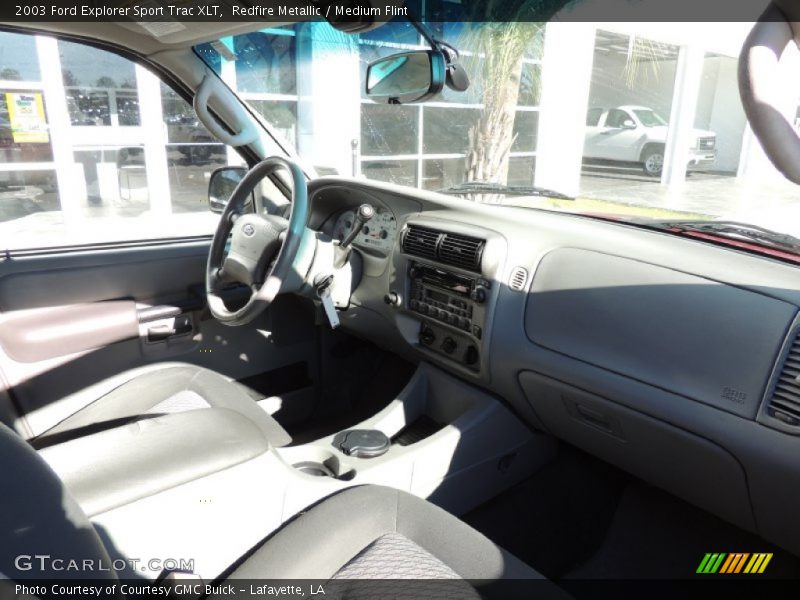 Redfire Metallic / Medium Flint 2003 Ford Explorer Sport Trac XLT