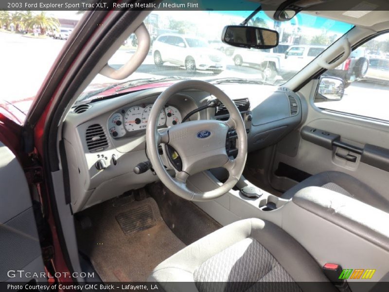 Redfire Metallic / Medium Flint 2003 Ford Explorer Sport Trac XLT