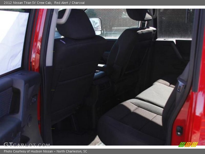 Red Alert / Charcoal 2012 Nissan Titan SV Crew Cab