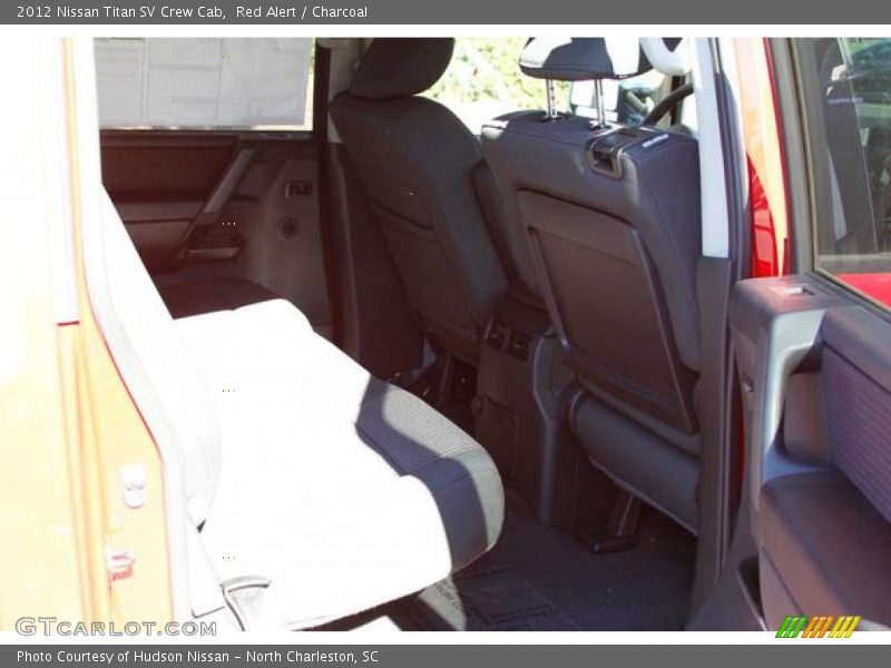 Red Alert / Charcoal 2012 Nissan Titan SV Crew Cab