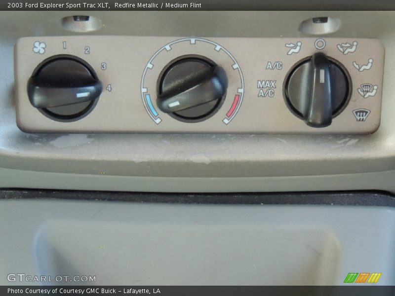 Redfire Metallic / Medium Flint 2003 Ford Explorer Sport Trac XLT