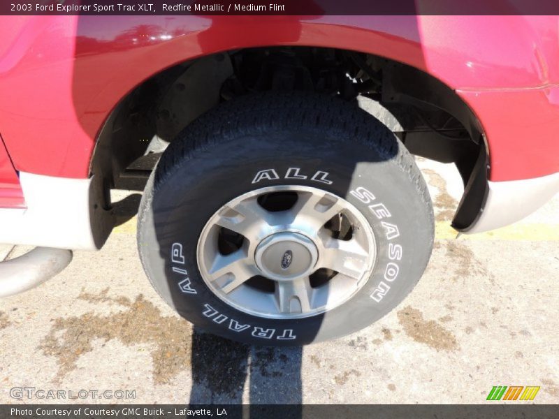 Redfire Metallic / Medium Flint 2003 Ford Explorer Sport Trac XLT