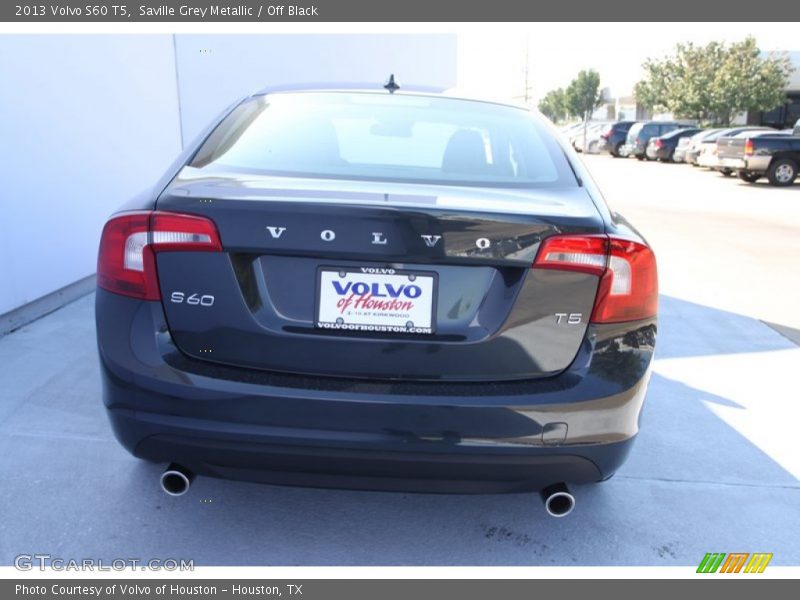 Saville Grey Metallic / Off Black 2013 Volvo S60 T5