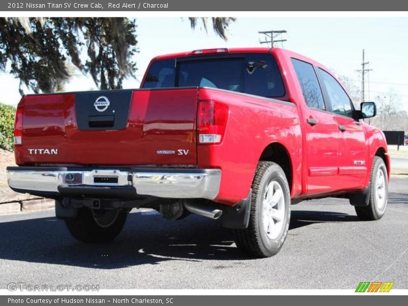 Red Alert / Charcoal 2012 Nissan Titan SV Crew Cab