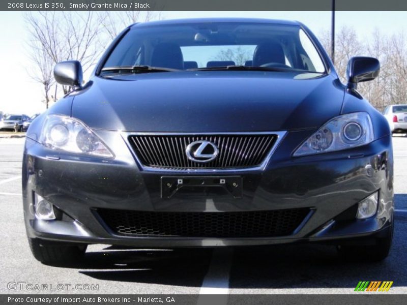 Smoky Granite Mica / Black 2008 Lexus IS 350
