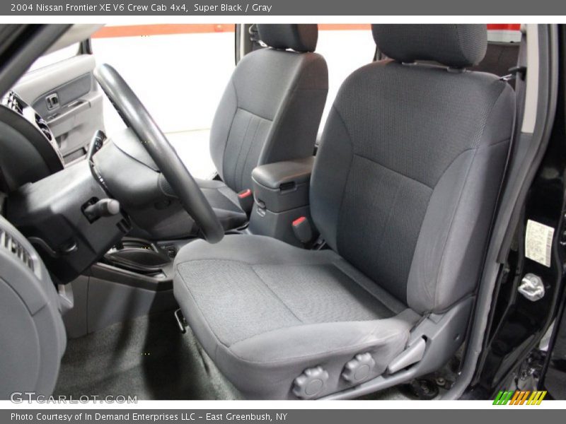  2004 Frontier XE V6 Crew Cab 4x4 Gray Interior