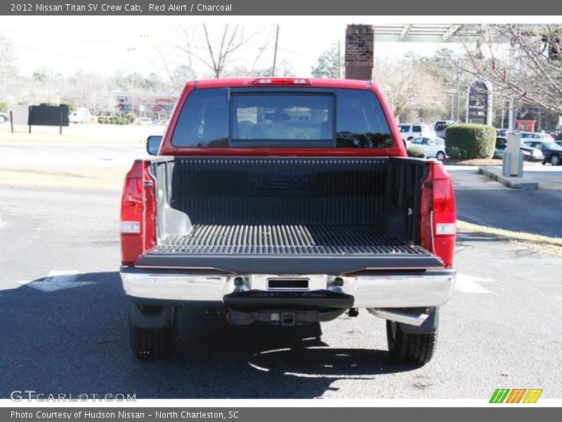 Red Alert / Charcoal 2012 Nissan Titan SV Crew Cab