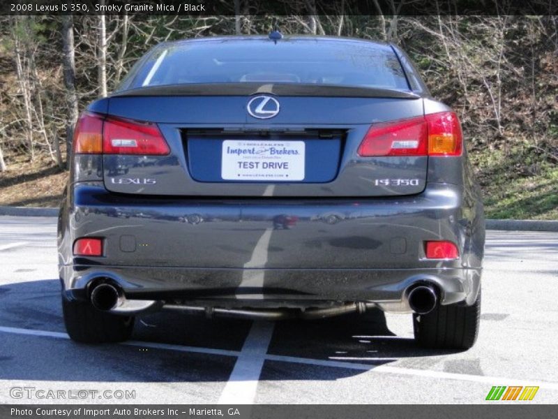 Smoky Granite Mica / Black 2008 Lexus IS 350