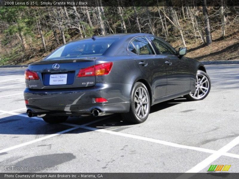 Smoky Granite Mica / Black 2008 Lexus IS 350