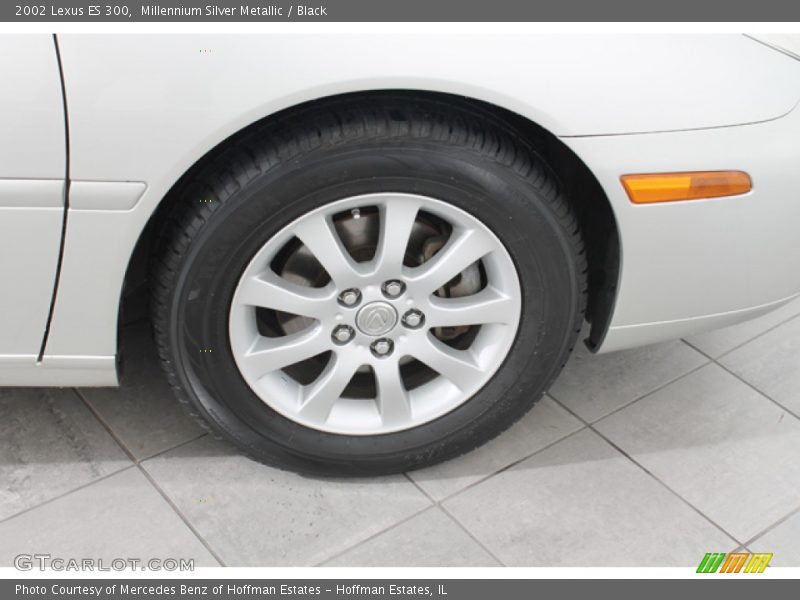Millennium Silver Metallic / Black 2002 Lexus ES 300