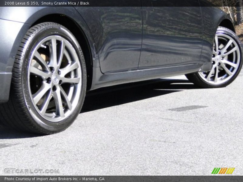 Smoky Granite Mica / Black 2008 Lexus IS 350
