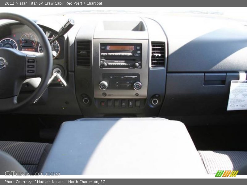 Red Alert / Charcoal 2012 Nissan Titan SV Crew Cab