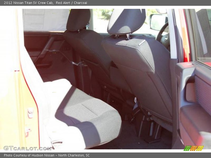 Red Alert / Charcoal 2012 Nissan Titan SV Crew Cab