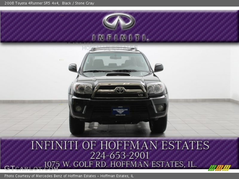 Black / Stone Gray 2008 Toyota 4Runner SR5 4x4