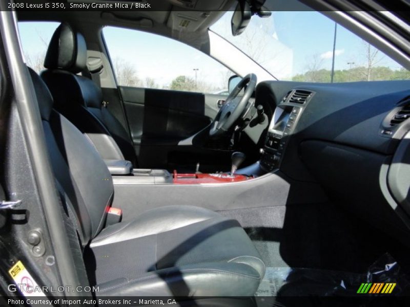 Smoky Granite Mica / Black 2008 Lexus IS 350