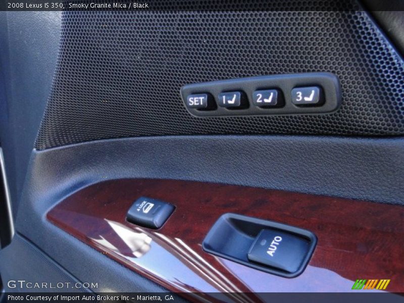 Smoky Granite Mica / Black 2008 Lexus IS 350