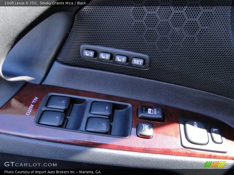Smoky Granite Mica / Black 2008 Lexus IS 350