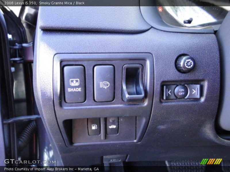 Smoky Granite Mica / Black 2008 Lexus IS 350