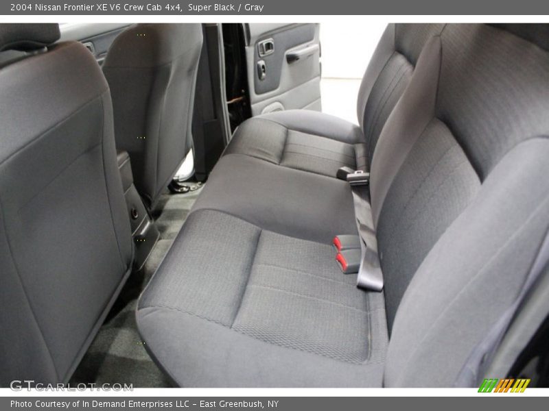 Rear Seat of 2004 Frontier XE V6 Crew Cab 4x4