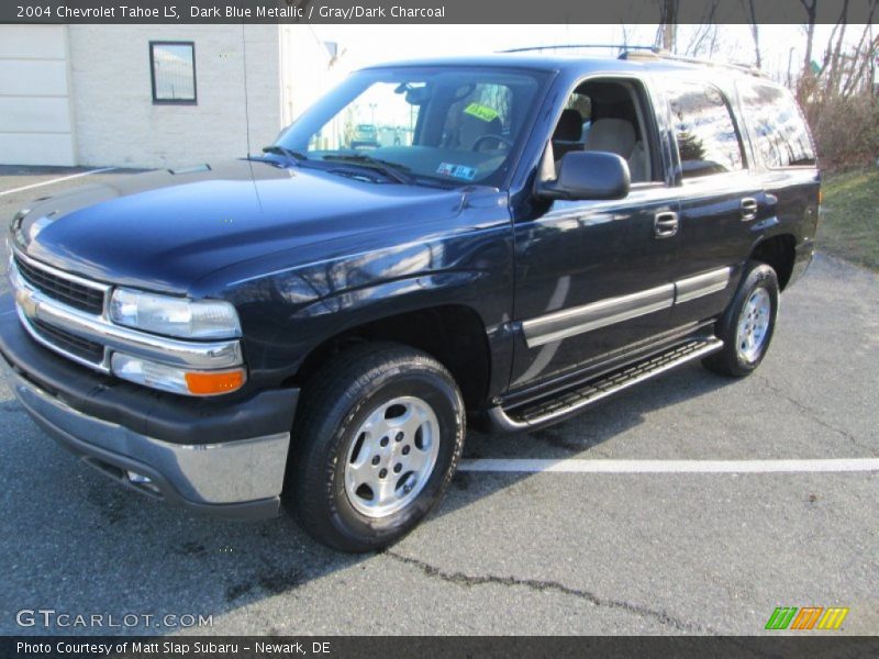 Dark Blue Metallic / Gray/Dark Charcoal 2004 Chevrolet Tahoe LS