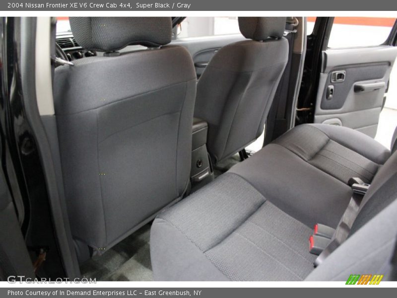 Rear Seat of 2004 Frontier XE V6 Crew Cab 4x4