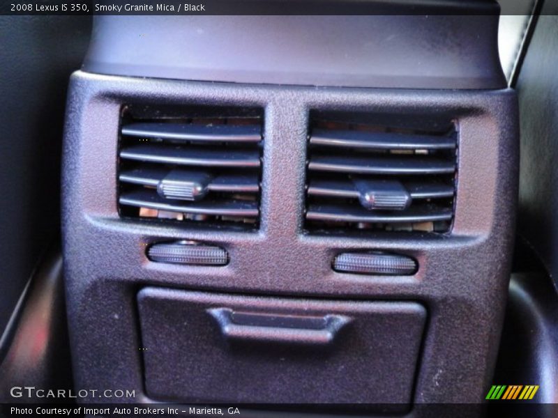 Smoky Granite Mica / Black 2008 Lexus IS 350