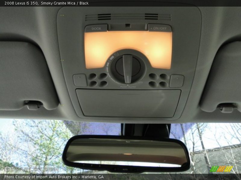 Smoky Granite Mica / Black 2008 Lexus IS 350