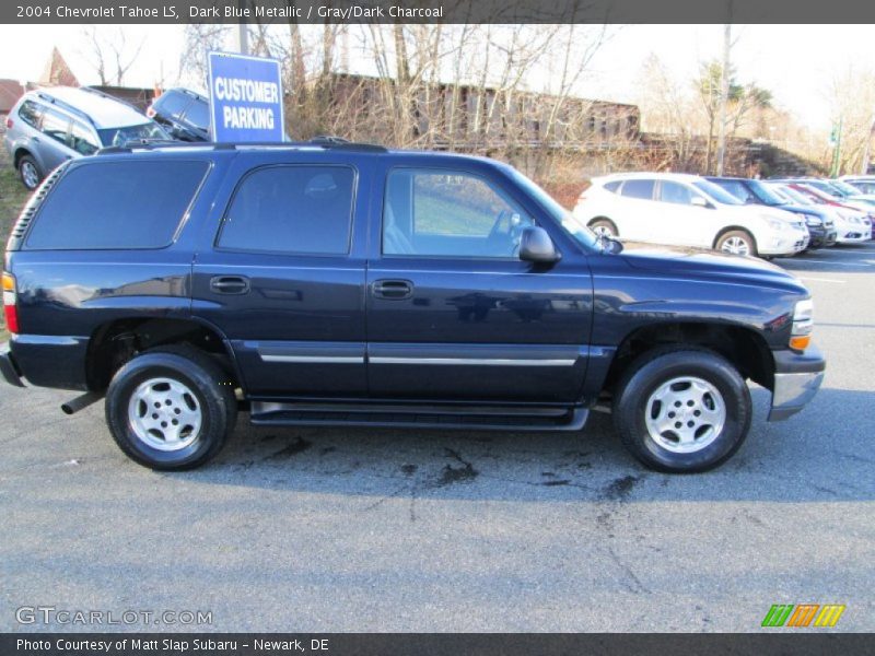 Dark Blue Metallic / Gray/Dark Charcoal 2004 Chevrolet Tahoe LS