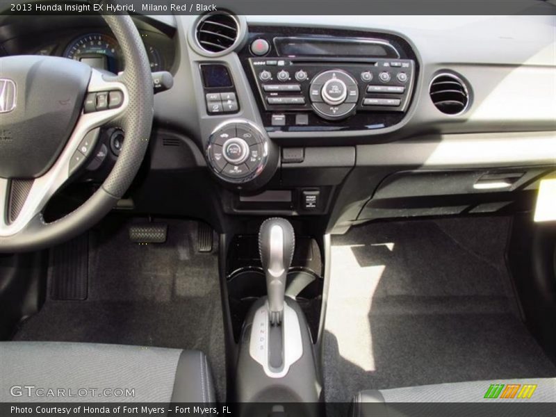 Milano Red / Black 2013 Honda Insight EX Hybrid