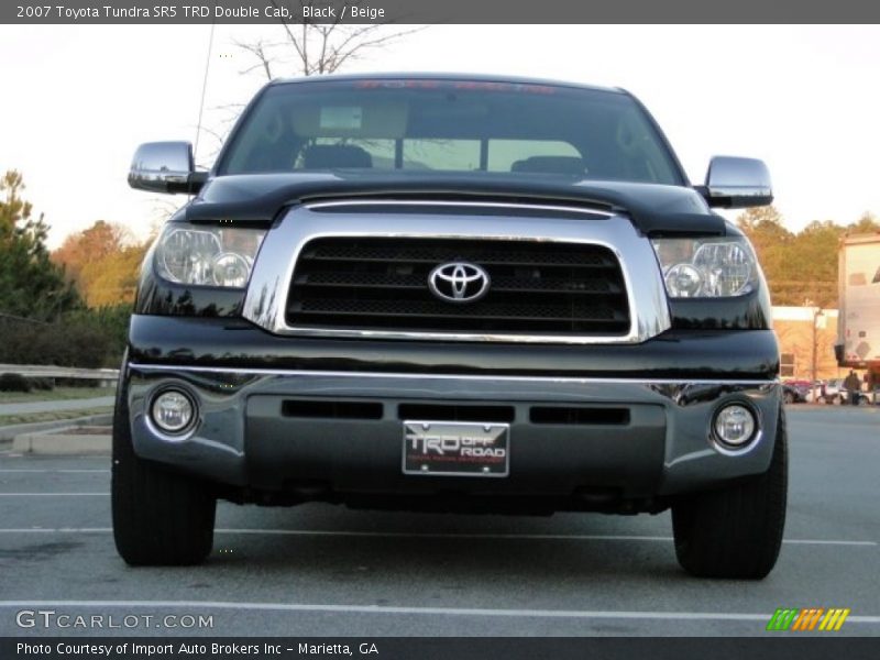 Black / Beige 2007 Toyota Tundra SR5 TRD Double Cab