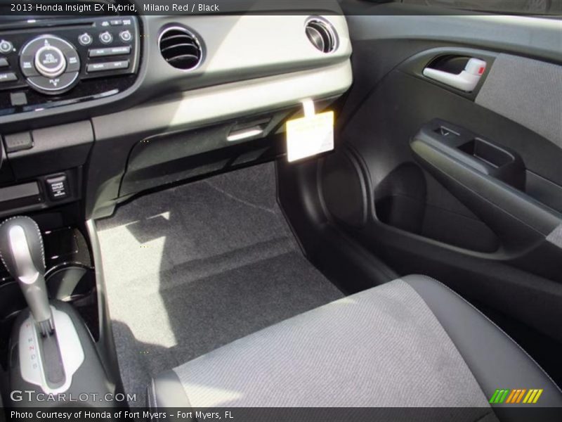 Milano Red / Black 2013 Honda Insight EX Hybrid
