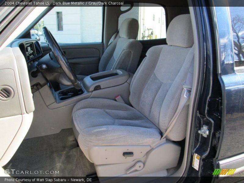 Dark Blue Metallic / Gray/Dark Charcoal 2004 Chevrolet Tahoe LS