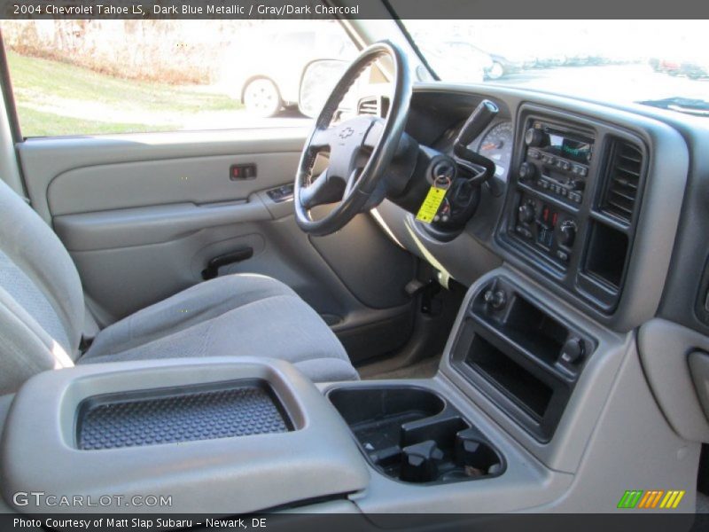 Dark Blue Metallic / Gray/Dark Charcoal 2004 Chevrolet Tahoe LS