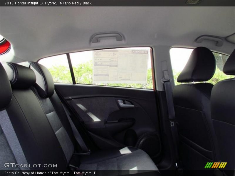 Milano Red / Black 2013 Honda Insight EX Hybrid