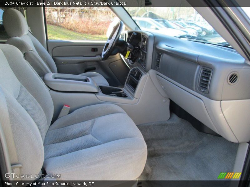 Dark Blue Metallic / Gray/Dark Charcoal 2004 Chevrolet Tahoe LS