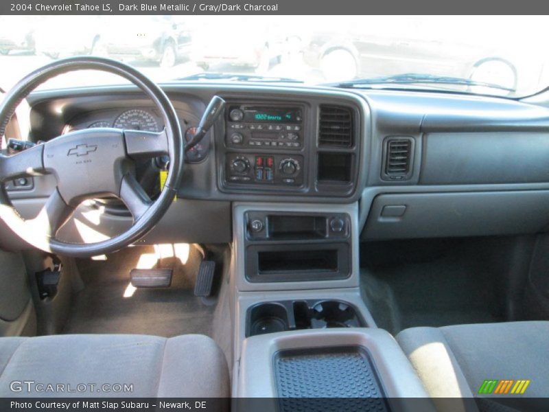 Dark Blue Metallic / Gray/Dark Charcoal 2004 Chevrolet Tahoe LS
