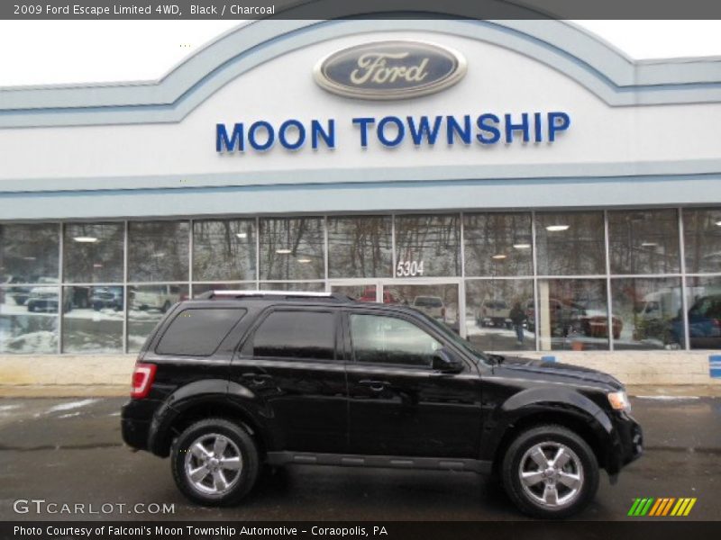 Black / Charcoal 2009 Ford Escape Limited 4WD