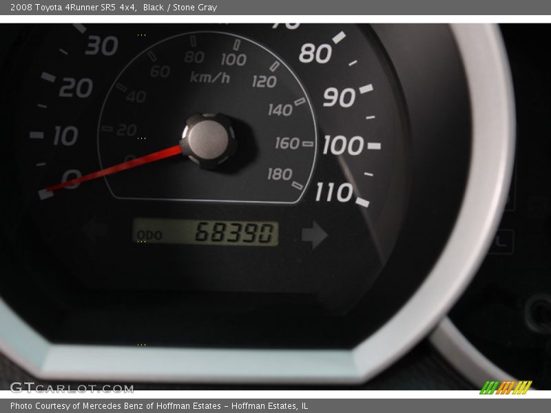 Black / Stone Gray 2008 Toyota 4Runner SR5 4x4
