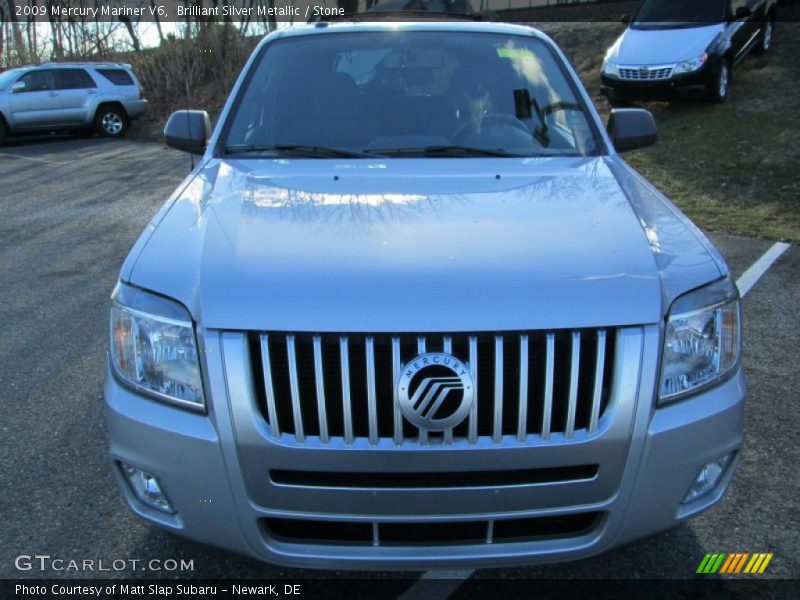 Brilliant Silver Metallic / Stone 2009 Mercury Mariner V6