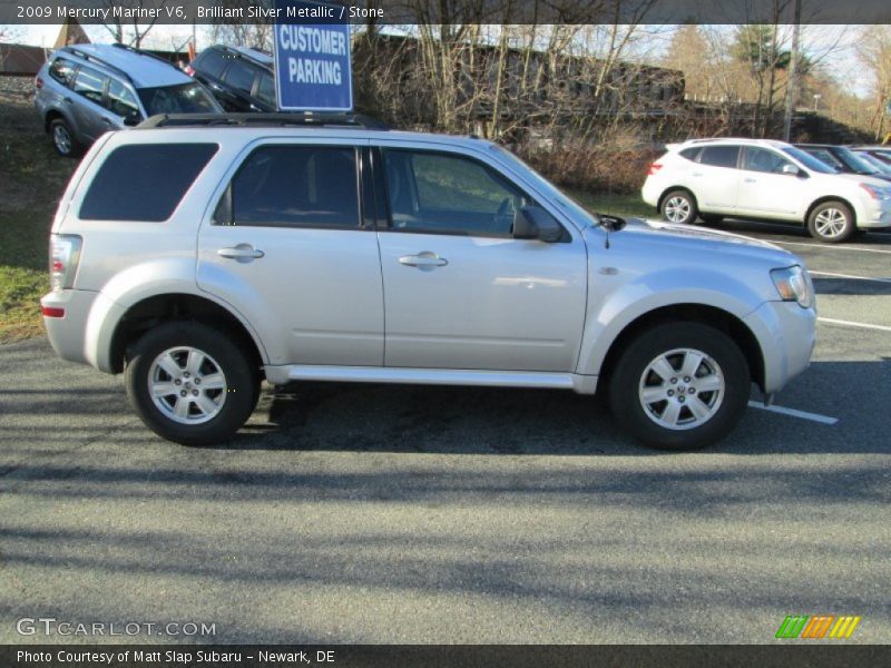 Brilliant Silver Metallic / Stone 2009 Mercury Mariner V6