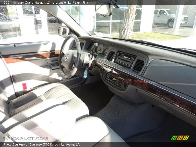 Vibrant White / Light Flint 2004 Mercury Grand Marquis LS