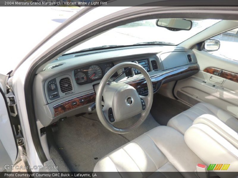 Vibrant White / Light Flint 2004 Mercury Grand Marquis LS