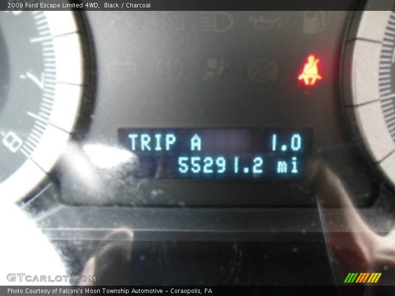 Black / Charcoal 2009 Ford Escape Limited 4WD