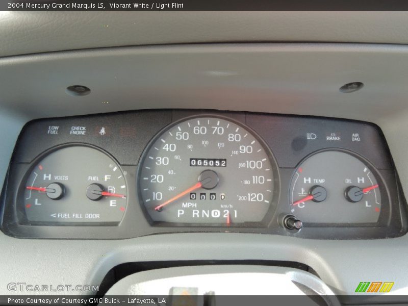 Vibrant White / Light Flint 2004 Mercury Grand Marquis LS
