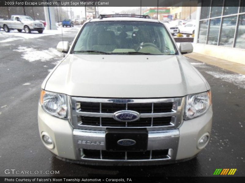 Light Sage Metallic / Camel 2009 Ford Escape Limited V6