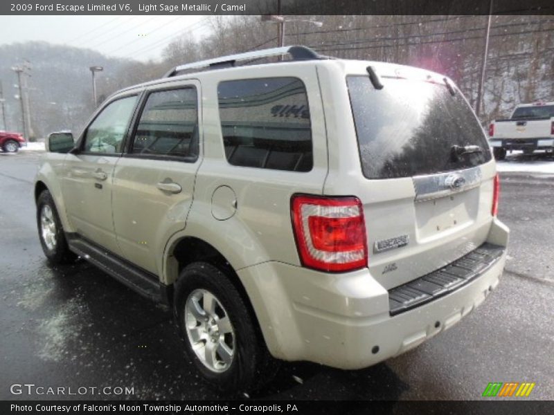 Light Sage Metallic / Camel 2009 Ford Escape Limited V6