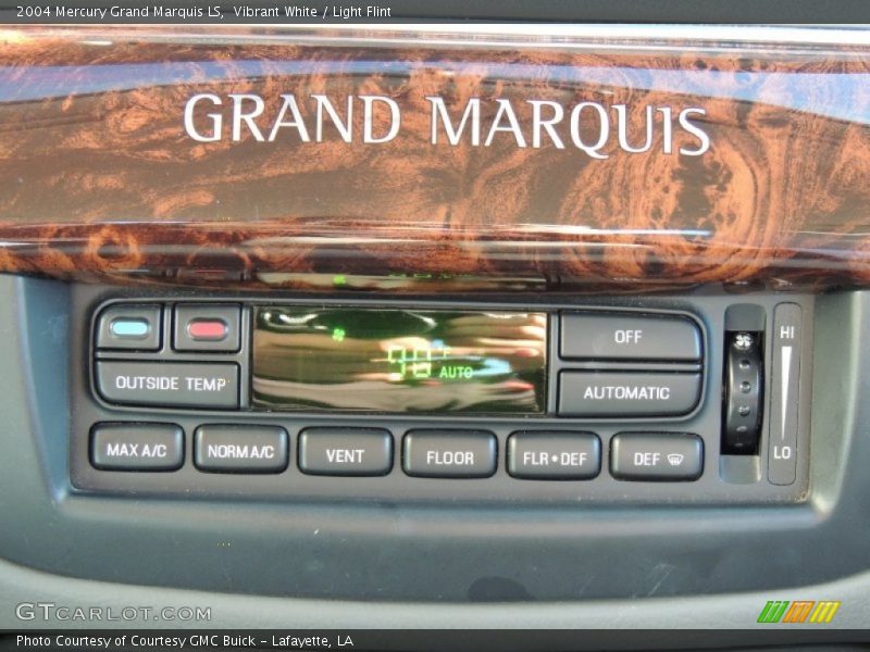 Vibrant White / Light Flint 2004 Mercury Grand Marquis LS