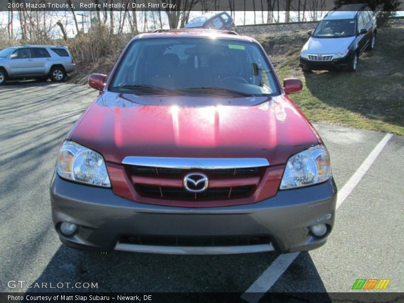 Redfire Metallic / Dark Flint Gray 2006 Mazda Tribute s