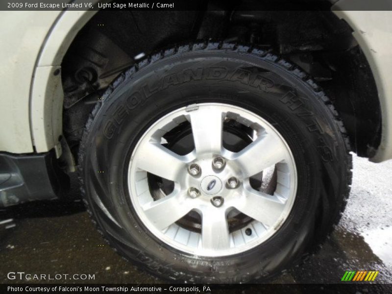 Light Sage Metallic / Camel 2009 Ford Escape Limited V6