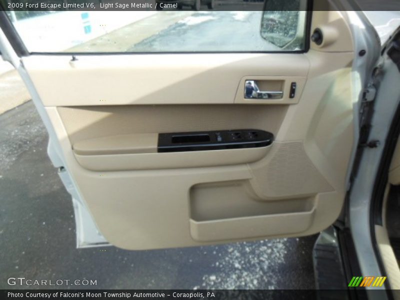 Light Sage Metallic / Camel 2009 Ford Escape Limited V6